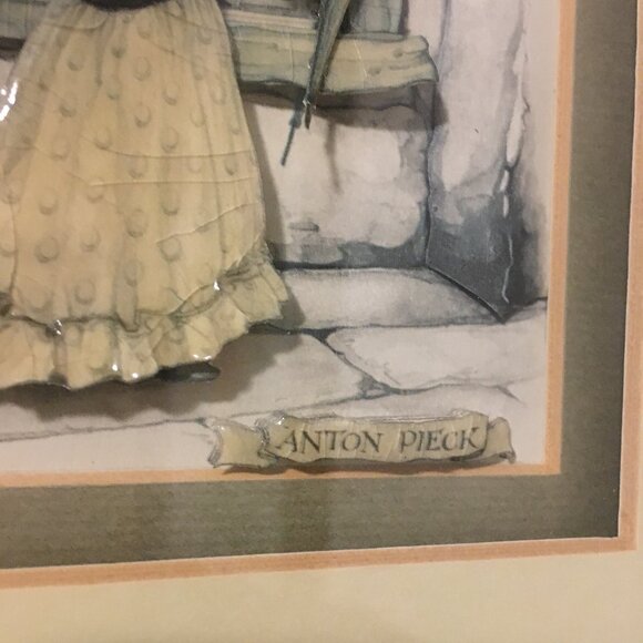 Handmade Paper Tole Professionally Framed Anton Pieck Print - Picture 5 of 13